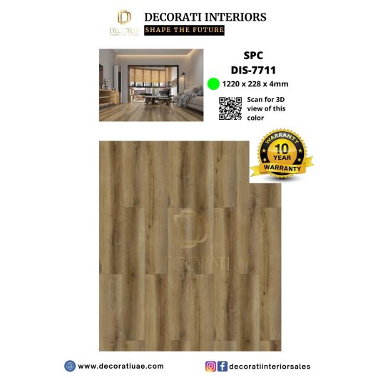 100% Waterproof, easy to install, eco-friendly flooring in a variety of wooden colors. Choose from over 30 color options for your perfect floor.