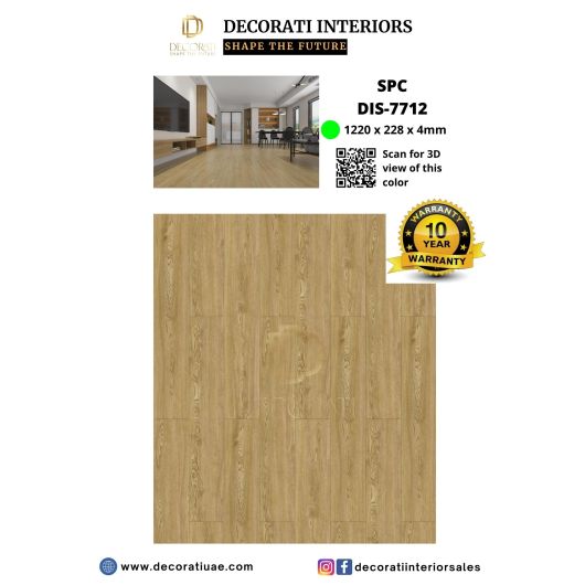 100% Waterproof, easy to install, eco-friendly flooring in a variety of wooden colors. Choose from over 30 color options for your perfect floor.
