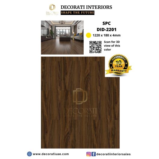 100% Waterproof, easy to install, eco-friendly flooring in a variety of wooden colors. Choose from over 30 color options for your perfect floor.