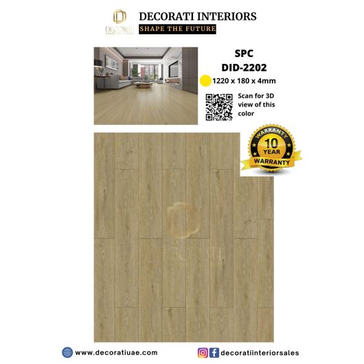 100% Waterproof, easy to install, eco-friendly flooring in a variety of wooden colors. Choose from over 30 color options for your perfect floor.