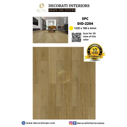 100% Waterproof, easy to install, eco-friendly flooring in a variety of wooden colors. Choose from over 30 color options for your perfect floor.